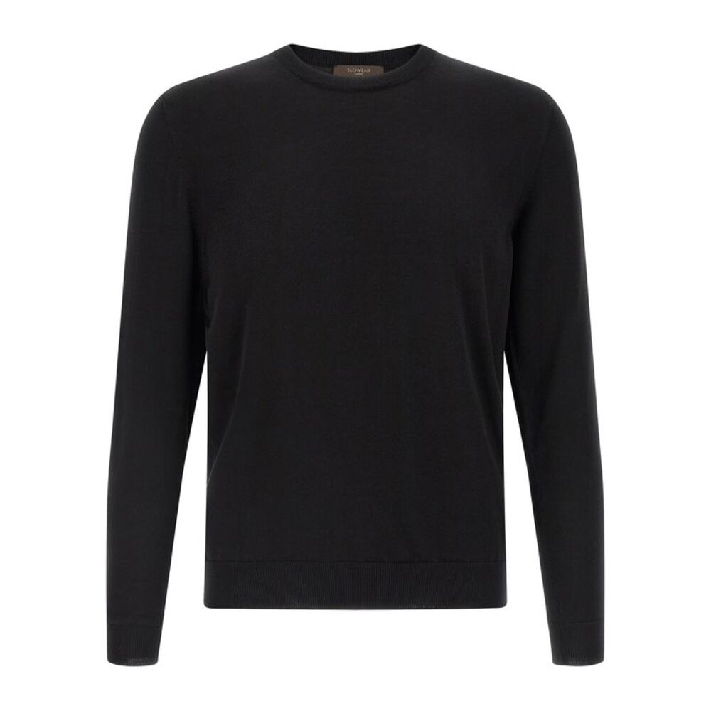 ZANONE Black Cotton Men's Cardigan